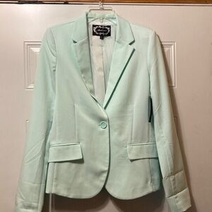 Ambiance Light Green Blazer M NWT